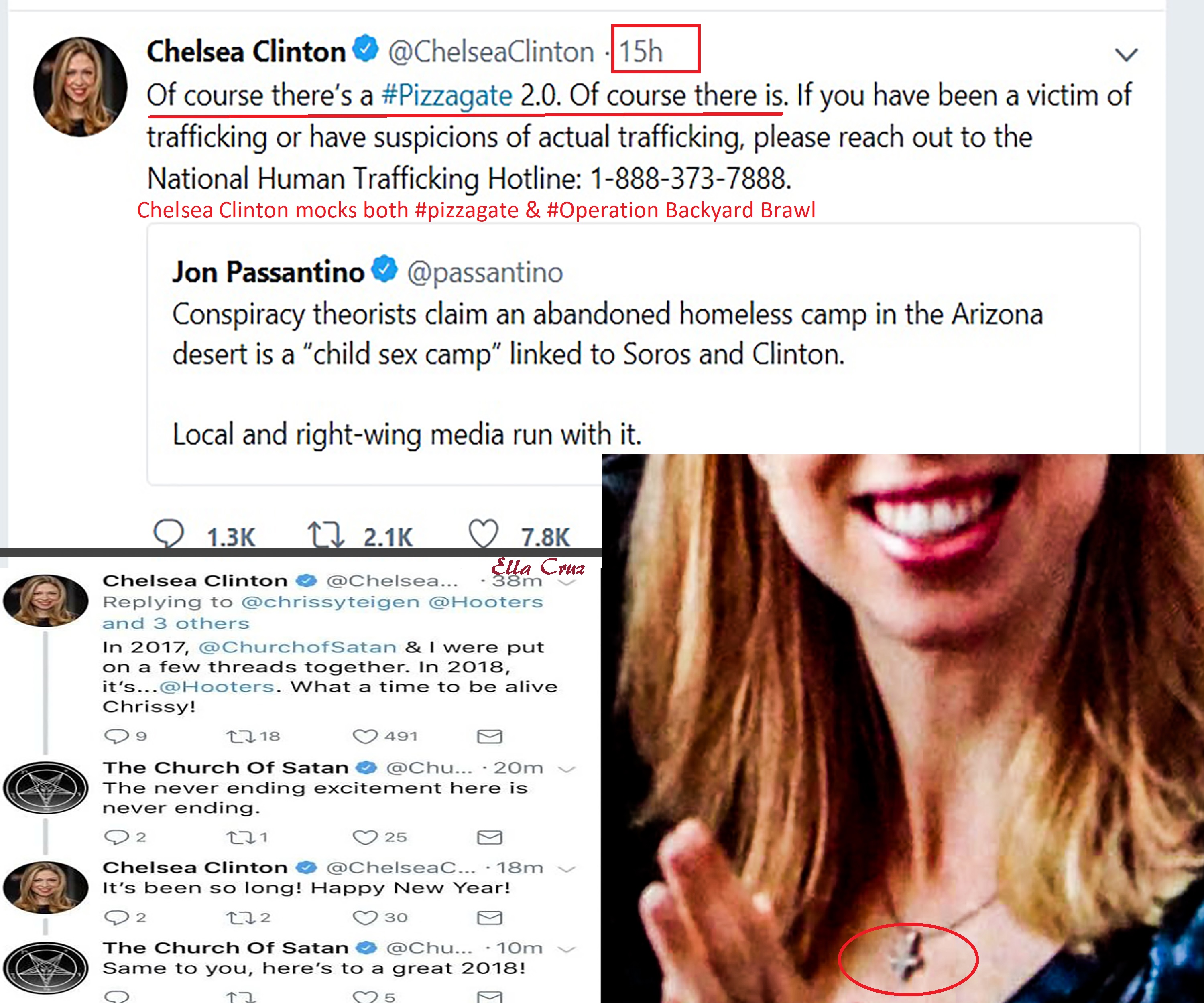 Chelsea Clinton Loses No Time To Defend Her Pals & Mock The #OperationBackyardBrawl As a Conspiracy
