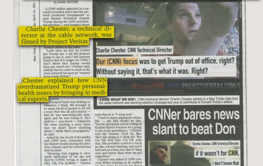 BREAKING: CNN Director Reveals That Network Practices ‘Art of Manipulation’ to “Change The World”--by Project Veritas